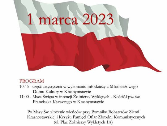 Oddadzą hołd bohaterom Ziemi Krasnostawskiej i ofiarom komunizmu