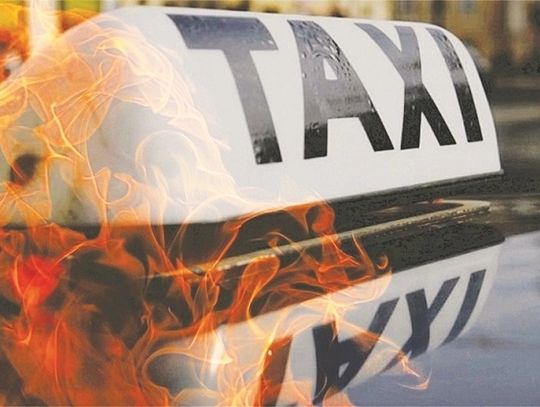 Ogień w taksówce pod lupą śledczych