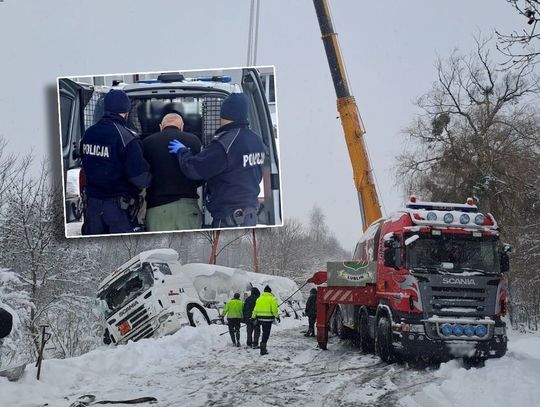 Pijany kierowca cysterny trafi do aresztu. Było blisko do katastrofy