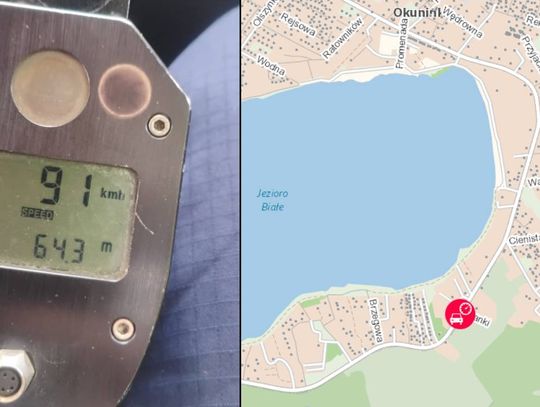 Piraci drogowi z Okuninki z wysokimi mandatami i bez prawa jazdy!