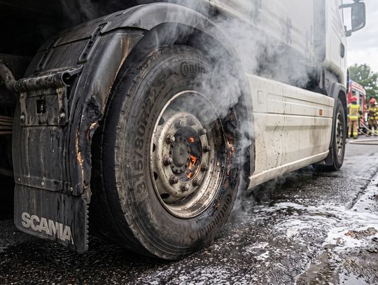 Płonął autobus w Chełmie i ciężarówka w Wierzbicy
