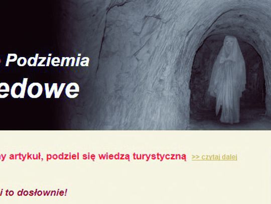 Podziemia kredowe straszą... stroną