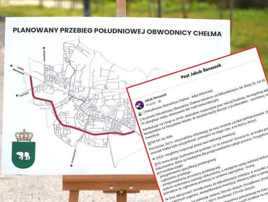 Południowa obwodnica Chełma za 170 mln zł utknęła w procedurach. Prezydent uspokaja, mieszkańcy komentują