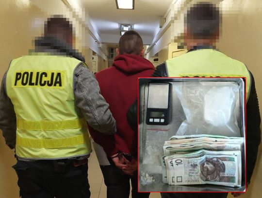 Ponad 800 porcji mefedronu w rękach policji. 30-latek trafił za kratki