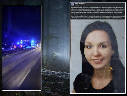 Służby poszukują zaginionej kobiety.