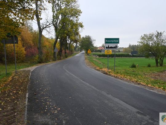Pow. krasnostawski. Blisko 2,8 kilometra nowej nawierzchni. Zakończył się remont