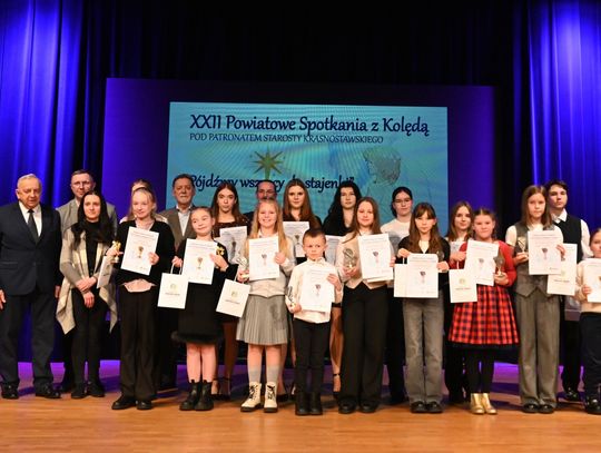 Pow. krasnostawski. Młodzi artyści zachwycili w kolędowym konkursie [GALERIA ZDJĘĆ]
