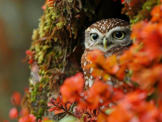 Pow. krasnostawski. Noc w lesie pełna tajemnic i sowich głosów!