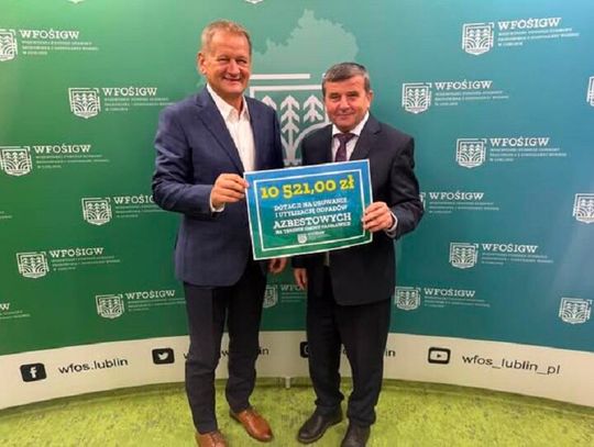 Pow. krasnostawski. Są pieniądze na azbest i przyrodę