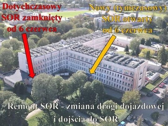 Pow. krasnostawski. Zmiana organizacji ruchu przy szpitalu
