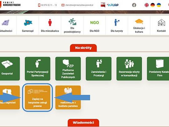 Pow. krasnostawski: Zapisy na porady prawne teraz także online