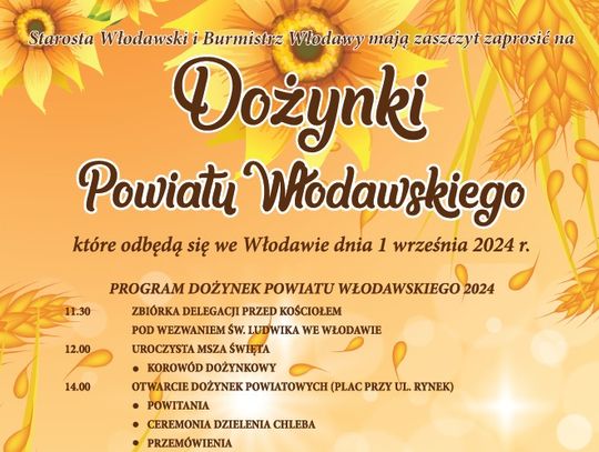 Pow. włodawski. Dożynki powiatowe już niebawem