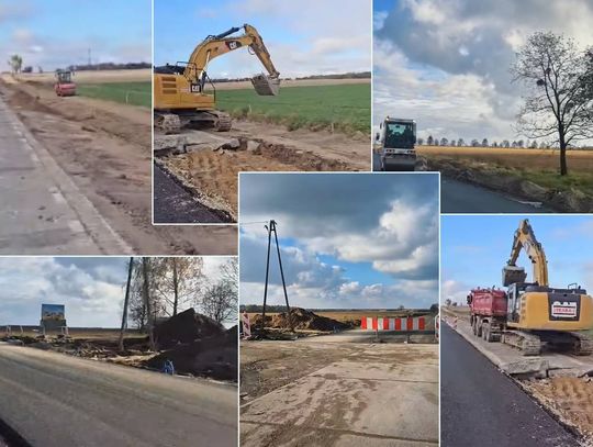 Remont drogi wojewódzkiej nr 812 między Żukowem a Korolówką wchodzi w główną fazę realizacji.