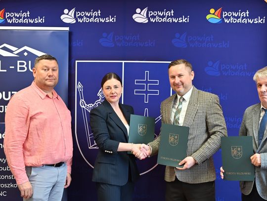 Powiat Włodawski podpisał umowy na pierwsze prace związane z zagospodarowaniem deszczówki