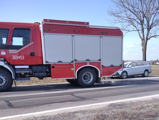 Pożar samochodu w Dryszczowie i szybka reakcja kierowców