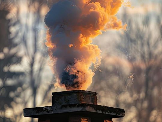 Pożar w kominie w Żalinie, płonące auto na drodze w Żmudzi