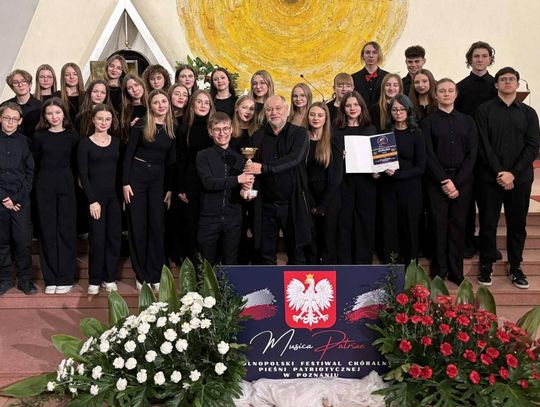 Chór "Rapsodia" z Chełma podczas IV Ogólnopolskiego Festiwalu Chóralnego Pieśni Patriotycznej Musica Patriae w Poznaniu