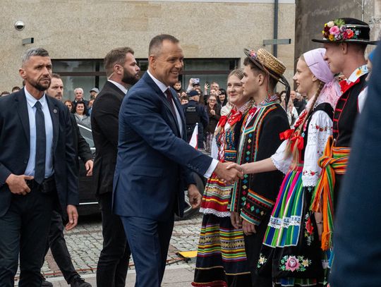 Prezydent RP Karol Nawrocki we Włodawie tuż po alarmie przygranicznym [GALERIA ZDJĘĆ]
