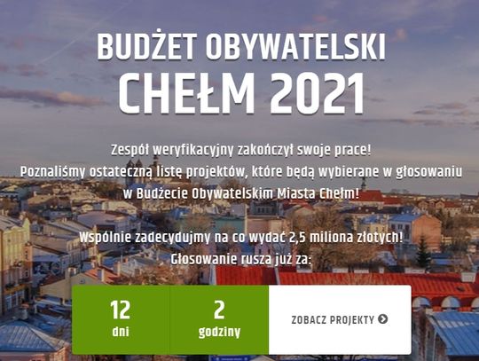 Projekty zatwierdzone do głosowania