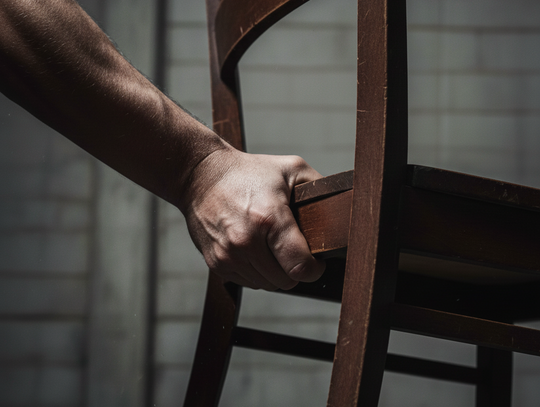 Przemoc w gminie Żmudź. 73-latek uderzył brata krzesłem, groził też siostrze