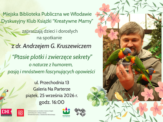 25 września o godz. 16:00 w Galerii Na Parterze odbędzie się spotkanie z dr. Andrzejem G. Kruszewiczem.