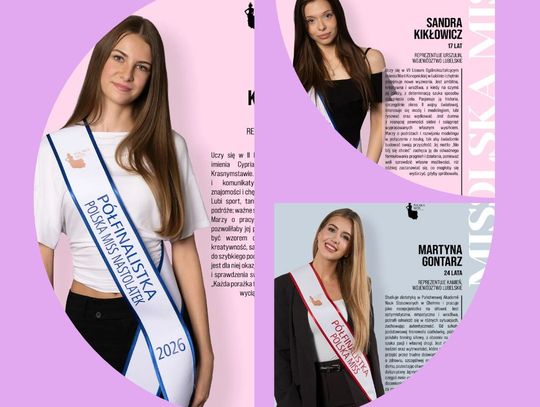 Region. Nikola, Sandra i Martyna walczą o korony. Są w półfinałach konkursów piękności