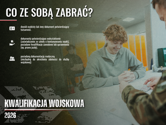 Na terenie, który podlega administracyjnie pod Wojskowe Centrum Rekrutacji w Chełmie, prowadzone są właśnie czynności związane z tegoroczną kwalifikacją wojskową. Stosowne zawiadomienia w tej sprawie, które obligują do stawienia się w odpowiednich punktach kwalifikacyjnych.