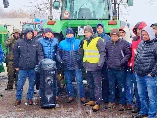 Rolnicy protestowali także w powiecie krasnostawskim
