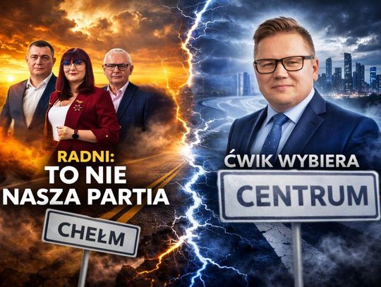 Rozłam w Polsce 2050. Poseł Ćwik w nowym klubie. Chełmscy radni wybrali miasto zamiast polityki Rozłam w Polsce 2050. Poseł Ćwik w nowym klubie. Chełmscy radni wybrali miasto zamiast polityki