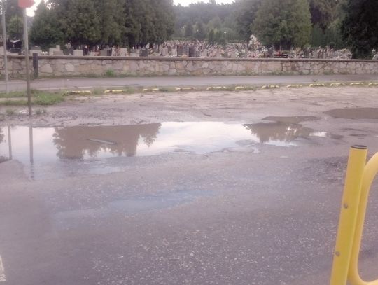 Rozlewisko przy cmentarzu