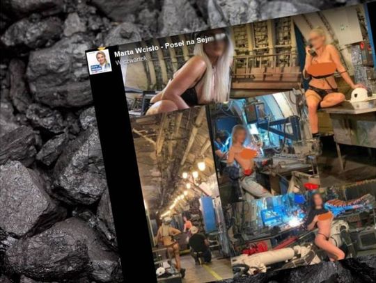 Sesja zdjęciowa w kopalni w "Bogdance": półnagie modelki głęboko pod ziemią