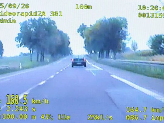 Siedmiu kierowców straciło prawo jazdy. Rekordzista pędził 160 km/h przez Anusin