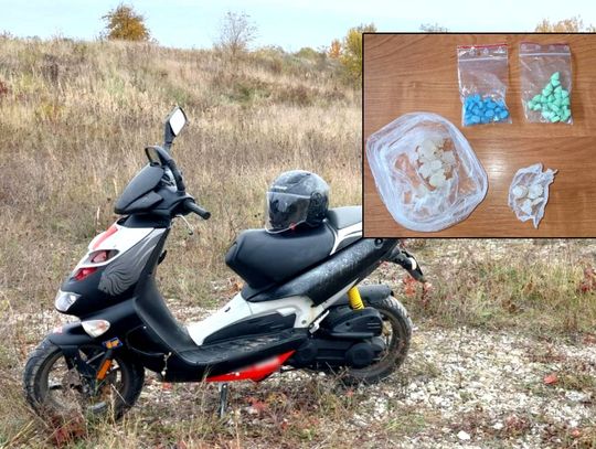 Skradziony motorower odnaleziony. 14-latek w rękach policji, odpowie też za narkotyki