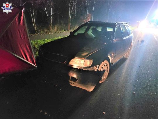 Śmierć na drodze. 27-latek wszedł pod nadjeżdżające auto