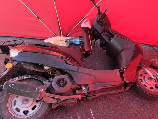 Śmiertelny wypadek motorowerzysty w gminie Kamień