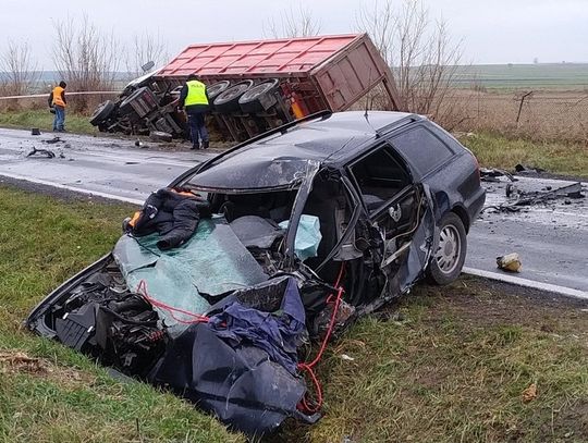 Śmiertelny wypadek na trasie Chełm - Krasnystaw! Droga jest zablokowana