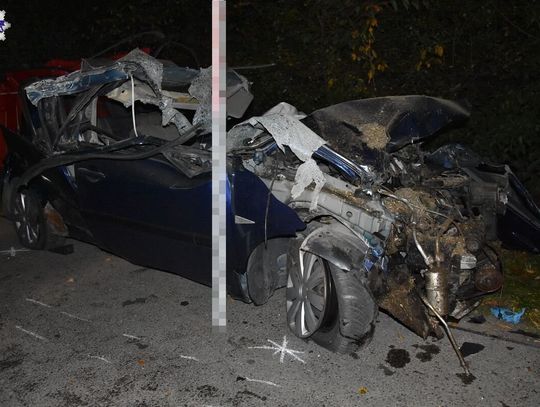 Śmiertelny wypadek w Siedliszczu, zginął 29-letni kierowca Renault