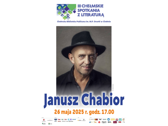 Spotkanie z Januszem Chabiorem w Chełmskiej Bibliotece Publicznej