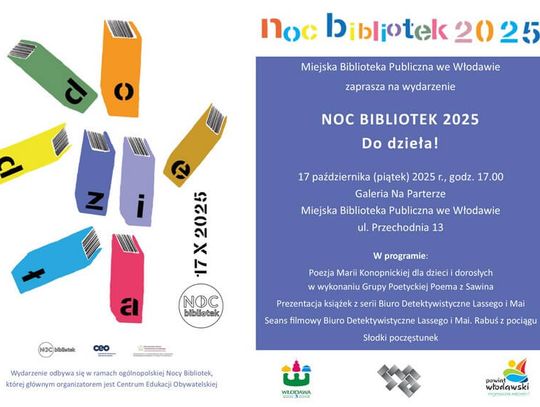 Spotkanie z poezją, powieścią i filmem w Miejskiej Bibliotece Publicznej we Włodawie