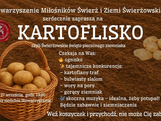 Gm. Dorohusk. Stowarzyszenie Miłośników Świerż i Ziemi Świerżowskiej zaprasza na Kartoflisko