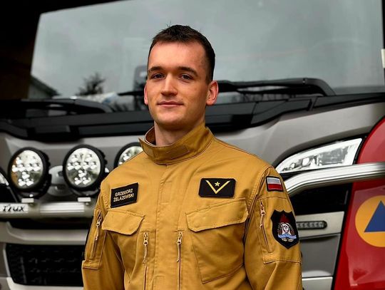 Strażak uratował życie kobiecie z USA