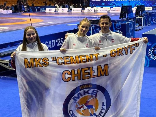 Zdjęcie Alicji Nowosad i Olgi Padoshyk z Cementu Gryfa Chełm