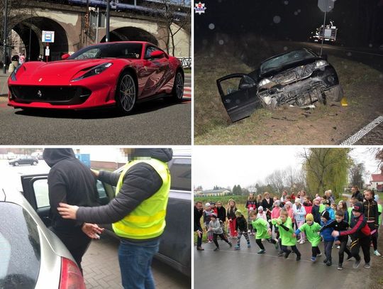 SuperFlesz (15-11-22): Rozbite ferrari, pijana ciężarna, grożenie nożem