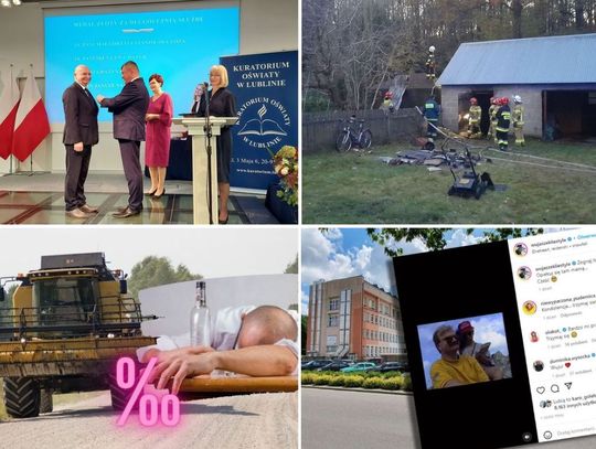 SuperFlesz (20-10-22): zmarł internista, wyróżnienia dla nauczycieli, pijany kombajnista