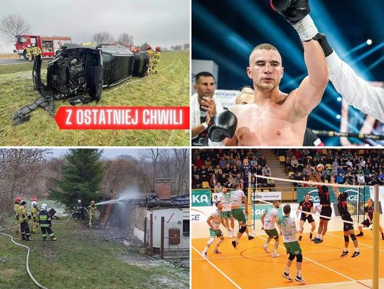 SuperFlesz (21-11-22): Pożar w Rejowcu, dachowanie, Arka i Soczyński w gazie