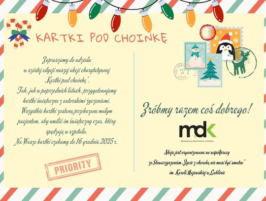 Szósta edycja „Kartek pod choinkę”