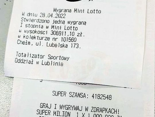 Szczęściarze są wśród nas! W naszym regionie padły dwie wygrane