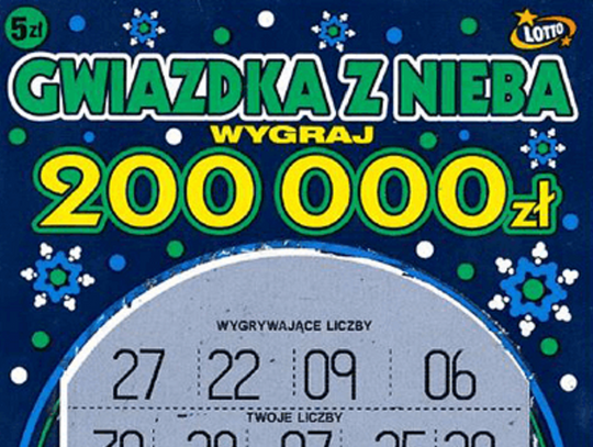 Szczęśliwiec z Włodawy wygrał 200 tys. złotych w zdrapce LOTTO!