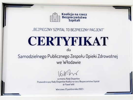 Szpital z certyfikatem. Tu cię nie zakłują i nie zranią...