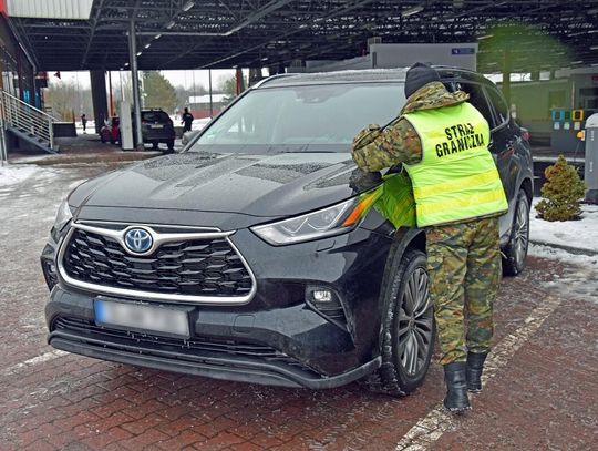 Tą Toyotą 30-letni Litwin nie mógł wyjechać z Polski. Co odkryli pogranicznicy?